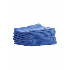 Blue Huck Window Towels 12/pk